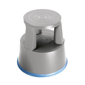 2W04997 2Work Plastic Step Stool with Non-Slip Rubber Base 430mm Light Grey T7 Lgrey 2W04997 2Work Plastic Step Stool with Non-Slip Rubber Base 430mm Light Grey T7 Lgrey