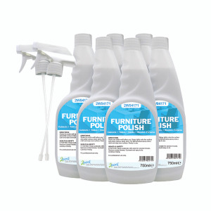 2W07251 2Work Furniture Polish Trigger Spray 750ml Pack 6 603 2W07251 2Work Furniture Polish Trigger Spray 750ml Pack 6 603