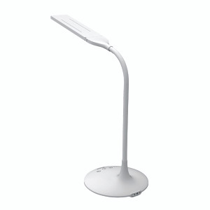 ALB01591 Alba Nomad Two Head Desk Lamp White LEDTWIN BC ALB01591 Alba Nomad Two Head Desk Lamp White LEDTWIN BC
