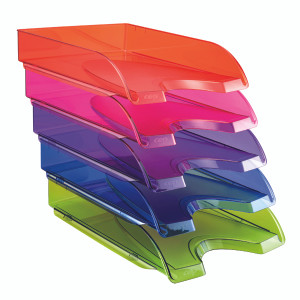 CEP01340 Happy by CEP Letter Tray Multicoloured Pack 5 200 5 Happy CEP01340 Happy by CEP Letter Tray Multicoloured Pack 5 200 5 Happy