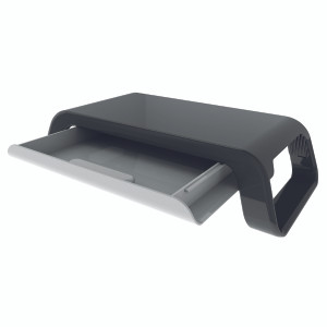 CE05539 Contour Ergonomics Monitor Stand with Drawer Black CE05539 CE05539 Contour Ergonomics Monitor Stand with Drawer Black CE05539