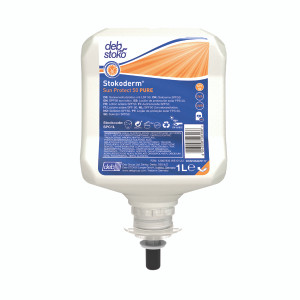 DEB10316 Deb Stokoderm Sun Protect PURE SPF50 1 Litre SPC1L DEB10316 Deb Stokoderm Sun Protect PURE SPF50 1 Litre SPC1L