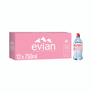 DW01406 Evian Natural Mineral Water 75cl Bottle Pack 12 60735 DW01406 Evian Natural Mineral Water 75cl Bottle Pack 12 60735