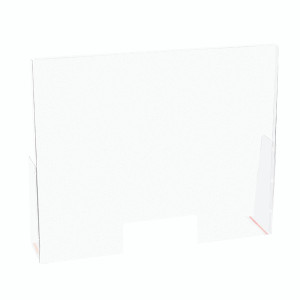 GH10453 Exacompta Sneeze Guard POS Cash Register 65x90cm 80458D