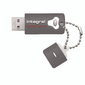 IN43026 Integral Crypto Encrypted USB 3 0 8GB Flash Drive INFD8GCRY3 0197 IN43026 Integral Crypto Encrypted USB 3 0 8GB Flash Drive INFD8GCRY3 0197