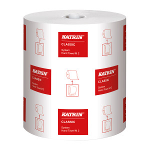 KZ46010 Katrin Classic System Hand Towel M2 2-Ply White Pack 6 460102 KZ46010 Katrin Classic System Hand Towel M2 2-Ply White Pack 6 460102