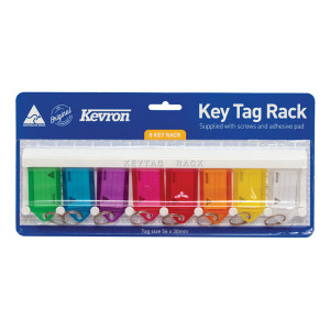 SP00037 Kevron Standard Key Tags Assorted Pack 8 ID6TRL SP00037 Kevron Standard Key Tags Assorted Pack 8 ID6TRL