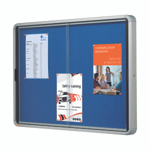 NB06380 Nobo Internal Glazed Case with Sliding Door 8 x A4 1902565 NB06380 Nobo Internal Glazed Case with Sliding Door 8 x A4 1902565