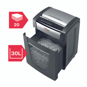RX52339 Rexel Momentum X420 Cross-Cut Paper Shredder Black 2104578 RX52339 Rexel Momentum X420 Cross-Cut Paper Shredder Black 2104578