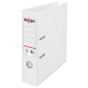 RX58012 Rexel Choices 75mm Lever Arch File Polypropylene A4 White 2115502 RX58012 Rexel Choices 75mm Lever Arch File Polypropylene A4 White 2115502