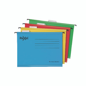 RX58095 Rexel Classic Suspension Files A4 Assorted Pack 10 2115585 RX58095 Rexel Classic Suspension Files A4 Assorted Pack 10 2115585