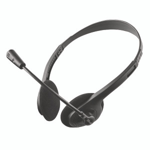 TRS21665 Trust Primo Chat Headset PC laptop Remote inline volume control speakers 21665 TRS21665 Trust Primo Chat Headset PC laptop Remote inline volume control speakers 21665