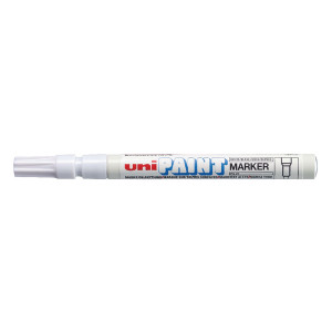 MI81501 Uni-Ball Uni Paint PX-21 Marker Fine White Pack 12 124503000 MI81501 Uni-Ball Uni Paint PX-21 Marker Fine White Pack 12 124503000