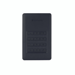 VM53403 Verbatim Secure Portable HDD with Keypad Access 2TB 53403 VM53403 Verbatim Secure Portable HDD with Keypad Access 2TB 53403