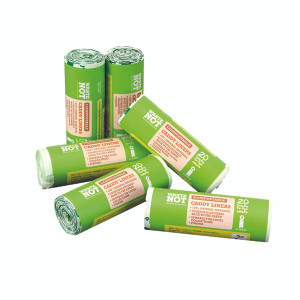 RY37084 Waste Not Compostable Caddy Liner Bag 20 per Roll Pack 6 10629