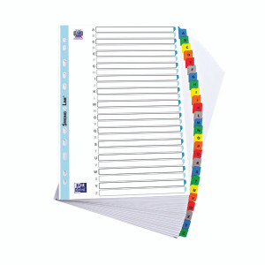 BX65819 Elba Indx A-Z A4 26T Strongline 170g Assorted 100204600 BX65819 Elba Indx A-Z A4 26T Strongline 170g Assorted 100204600