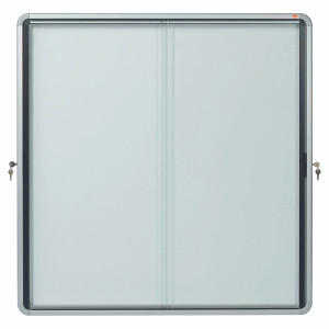 NB06407 Nobo External Glazed Case Magnetic 12 x A4 White 1902581 NB06407 Nobo External Glazed Case Magnetic 12 x A4 White 1902581