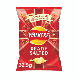 AU34779 Walkers Ready Salted Crisps 32 5g Pack 32 121797 AU34779 Walkers Ready Salted Crisps 32 5g Pack 32 121797