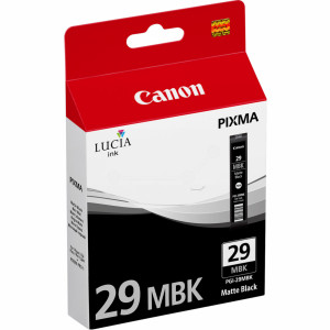 4868B001 Canon 4868B001 PGI-29 MBK Matte Black Ink Cartridge1.93K pages 36ml 4868B001 Canon 4868B001 PGI-29 MBK Matte Black Ink Cartridge1.93K pages 36ml