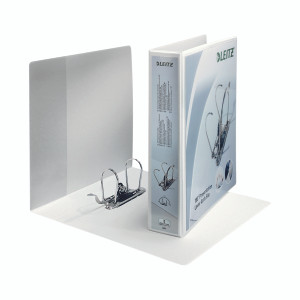 LZ37253 Leitz 180 Presentation Lever Arch 80mm A4 White Pack 10 42250001