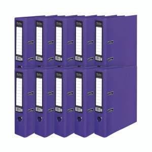 PP37762 Pukka Brights Lever Arch File A4 Purple Pack 10 BR-7762 PP37762 Pukka Brights Lever Arch File A4 Purple Pack 10 BR-7762