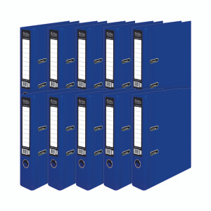 PP37996 Pukka Brights Lever Arch File A4 Navy Pack 10 BR-7996 PP37996 Pukka Brights Lever Arch File A4 Navy Pack 10 BR-7996