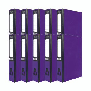 PP37778 Pukka Brights Box File Foolscap Purple Pack 10 BR-7778 PP37778 Pukka Brights Box File Foolscap Purple Pack 10 BR-7778