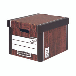 BB57829 Bankers Box Premium Tall Box Woodgrain Pack 5 7260520 BB57829 Bankers Box Premium Tall Box Woodgrain Pack 5 7260520