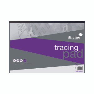 SV10794 Silvine Professional Tracing Pad 50 Sheets A3 A3TPR SV10794 Silvine Professional Tracing Pad 50 Sheets A3 A3TPR