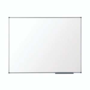 NB50487 Nobo Steel Magnetic Whiteboard with Fixings 600x450mm White 1905209 NB50487 Nobo Steel Magnetic Whiteboard with Fixings 600x450mm White 1905209