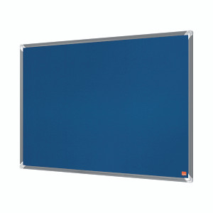 NB60859 Nobo Premium Plus Felt Notice Board 600 x 450mm Blue 1915187 NB60859 Nobo Premium Plus Felt Notice Board 600 x 450mm Blue 1915187