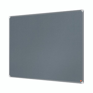 NB60867 Nobo Premium Plus Felt Notice Board 900 x 600mm Grey 1915195 NB60867 Nobo Premium Plus Felt Notice Board 900 x 600mm Grey 1915195