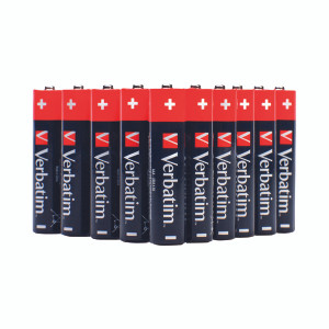 VM49505 Verbatim AA Alkaline Batteries Pack 24 49505 VM49505 Verbatim AA Alkaline Batteries Pack 24 49505