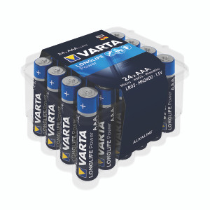 VR80758 Varta Longlife Power AAA Battery Pack 24 04903121124 VR80758 Varta Longlife Power AAA Battery Pack 24 04903121124