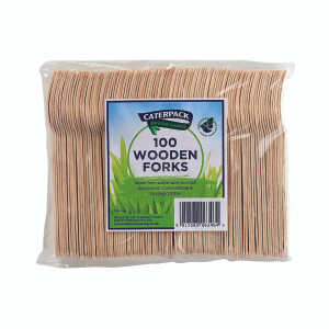 RY06346 Caterpack Enviro Wooden Forks Pack 100 RY10568 RY06346 Caterpack Enviro Wooden Forks Pack 100 RY10568