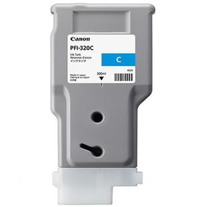 Canon 2891C001 PFI-320 C Cyan Ink Cartridge, 300ml Canon 2891C001 PFI-320 C Cyan Ink Cartridge, 300ml