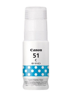 Canon 4546C001 GI-51 C Ink Cartridge Cyan, 7.7K pages, 70ml Canon 4546C001 GI-51 C Ink Cartridge Cyan, 7.7K pages, 70ml
