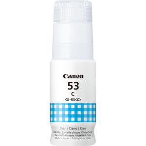 Canon 4673C001 GI-53 C Ink Bottle Cyan, 3K pages, 60ml Canon 4673C001 GI-53 C Ink Bottle Cyan, 3K pages, 60ml