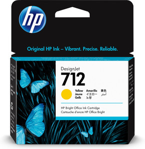 HP 3ED69A 712 Yellow Ink Cartridge, 29ml HP 3ED69A 712 Yellow Ink Cartridge, 29ml
