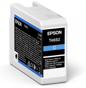 Epson C13T46S200 T46S2 Cyan Ink Cartridge, 25ml Epson C13T46S200 T46S2 Cyan Ink Cartridge, 25ml