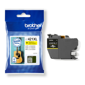 Brother LC-421XLY Yellow Ink Cartridge High Capacity 500 pages Brother LC-421XLY Yellow Ink Cartridge High Capacity 500 pages