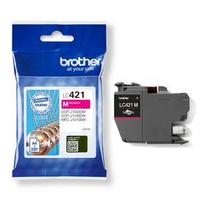 Brother LC-421M Magenta Ink Cartridge 200 pages Brother LC-421M Magenta Ink Cartridge 200 pages