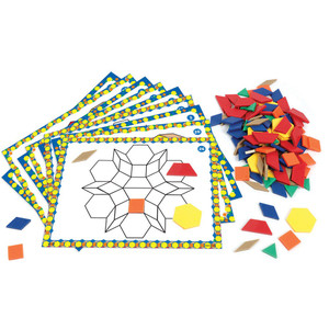 LER6134 Learning Resources Pattern Block Activity Set LER6134 Learning Resources Pattern Block Activity Set