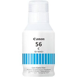 Canon 4430C001 GI-56 C Cyan Ink Bottle 14K Pages 135ml Canon 4430C001 GI-56 C Cyan Ink Bottle 14K Pages 135ml