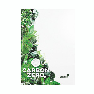 Silvine Premium Carbon Zero Certified Casebound Notebook Lined 120 Pages A4 R307 Silvine Premium Carbon Zero Certified Casebound Notebook Lined 120 Pages A4 R307