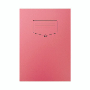 Silvine Recycled Exercise Book Lined with Margin 64 Pages A4 Red (Pack of 10) EXRE101 Silvine Recycled Exercise Book Lined with Margin 64 Pages A4 Red (Pack of 10) EXRE101