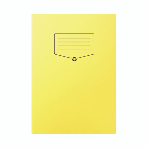 Silvine Recycled Exercise Book Lined with Margin 64 Pages A4 Yellow (Pack of 10) EXRE103 Silvine Recycled Exercise Book Lined with Margin 64 Pages A4 Yellow (Pack of 10) EXRE103