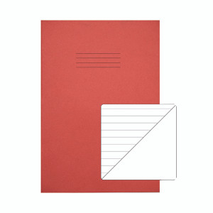 Rhino Exercise Book 8mm/Plain 64 Pages A4 Red (Pack of 50) VC48379 Rhino Exercise Book 8mm/Plain 64 Pages A4 Red (Pack of 50) VC48379