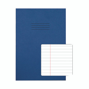 Rhino Exercise Book 8mm Ruled 64P A4 Dark Blue (Pack of 50) VC48394 Rhino Exercise Book 8mm Ruled 64P A4 Dark Blue (Pack of 50) VC48394