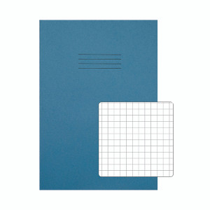 Rhino Exercise Book 7mm Square 80P A4 Light Blue (Pack of 50) VC48418 Rhino Exercise Book 7mm Square 80P A4 Light Blue (Pack of 50) VC48418